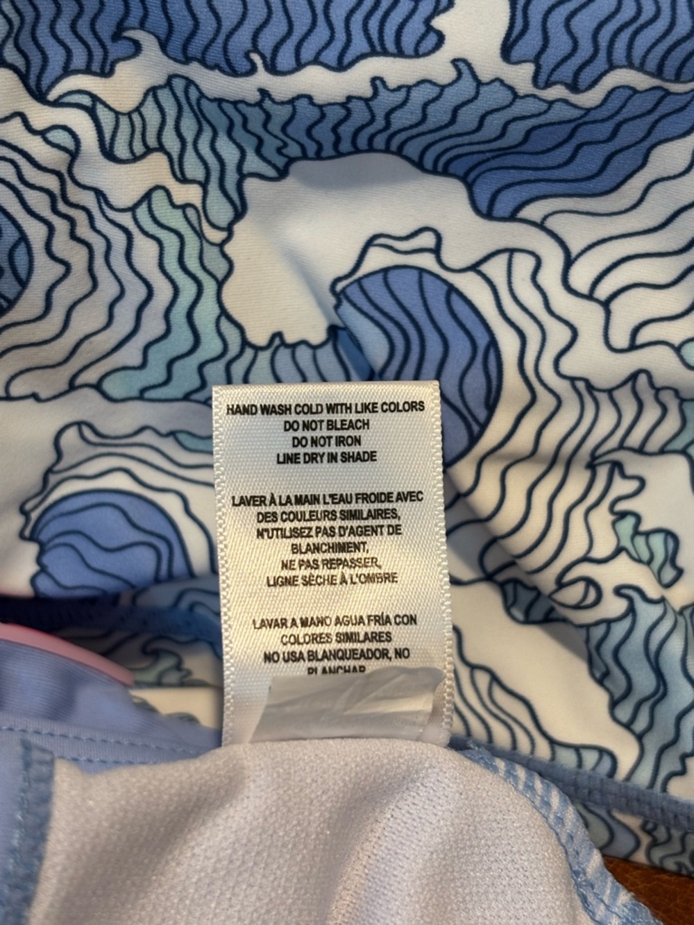 Ruffle Butts Light Blue & White Ruffle Swim Set - Picture 7 of 7